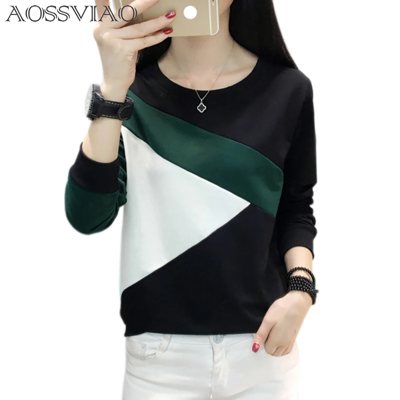 Женская футболка, Осень зима, camisa feminina, футболки, женские топы, повседневная женская футболка moda 2020|Футболки| | АлиЭкспресс