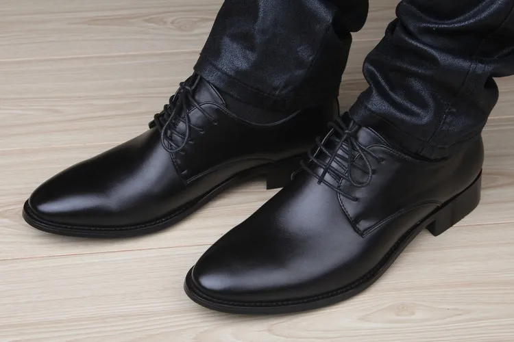NPEZKGC/мужская повседневная обувь; Роскошные туфли из натуральной кожи на плоской подошве; деловая официальная обувь; Мужские модельные туфли-оксфорды; zapatos hombre