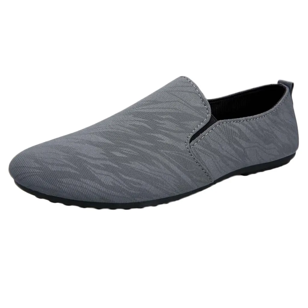 Модная Мужская Летняя обувь в стиле ретро; Повседневная обувь в английском стиле; Повседневная обувь; мужские кроссовки; спортивная обувь для мужчин; - Цвет: Серый