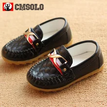 CMSOLO Children Shoes Boys Baby Oxford Soft Sole PU Leather Girls Sneakers Kid Flat Mocassins Toddler Little Boys Slip-on Casual