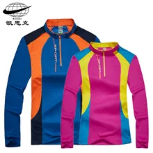 Простой дизайн солнцезащитный блок походная футболка с длинными рукавами для кемпинга спортивные дышащие быстросохнущие рубашки для скалолазания