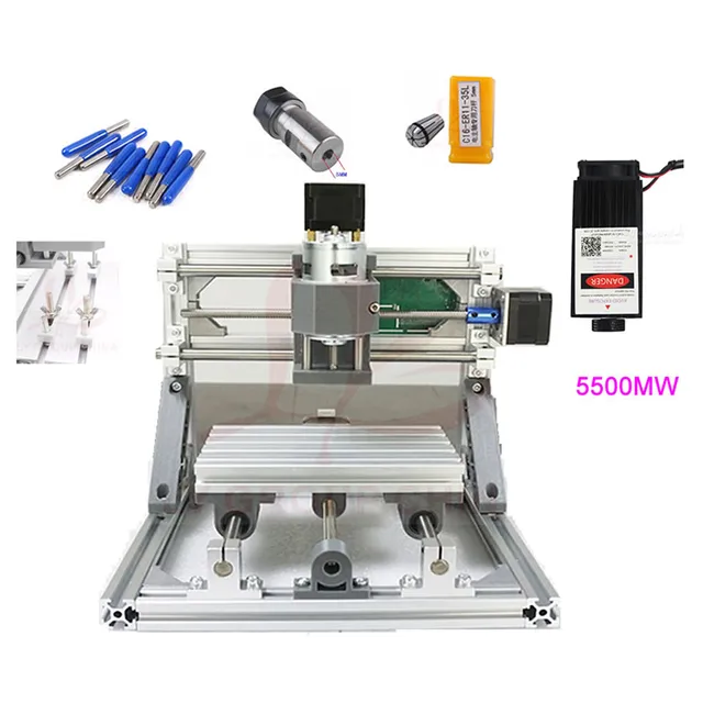 Special Price Disassembled pack mini CNC 2418 + 500MW Laser CNC engraving machine PCB Milling Machine Mini CNC Router Special Price Disassembled pack mini CNC 2418 + 500MW Laser CNC engraving machine PCB Milling Machine Mini CNC Router