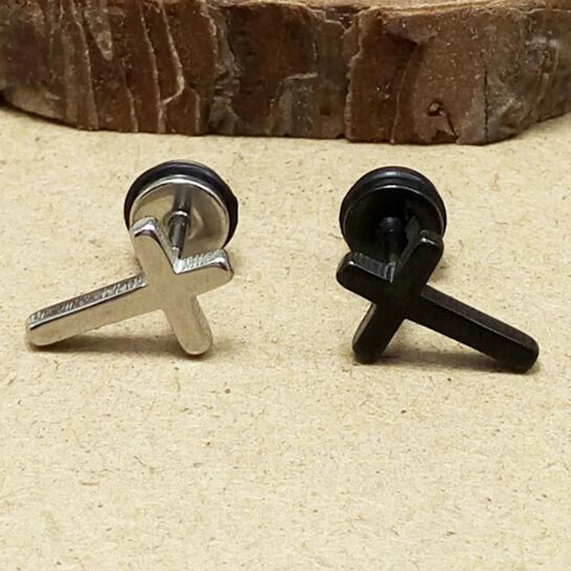 Isayoe 2 Piece 2016 New Stainless Steel Earring Body Piercing Jewelry