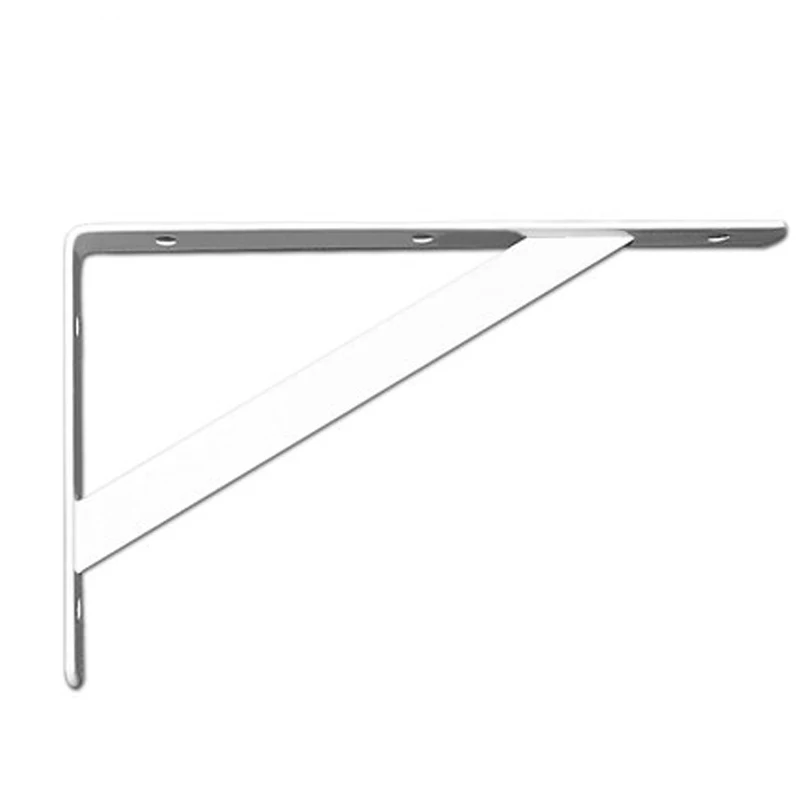 montaje en pared Soportes para estante de alta resistencia soportes para estantes soportes para estanter/ías en /ángulo recto triangulares negro