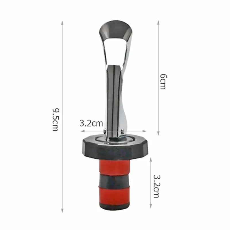 1PC Press Wine Vacuum Stopper Sealed Plug Wine Bottle Stopper Wine Saver Caps Barware Kitchen Tools Wine Bottle Stopper