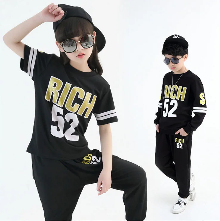 Para niños para Danza Jazz Pantalones Pantalones Negro Algodón CHILDS