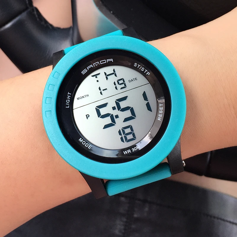 

SANDA #336 Fashion Sport Watch Men Waterproof Military LED Digital Wristwatches For Male Clock Electronic Masculino Relogio