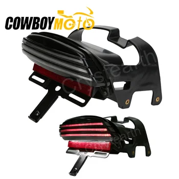 

For Harley Dyna Fat Bob 2008-2013 Tri-Bar Fender LED Tail Brake Light For Harley CVO Dyna Fat Bob 2009-2010 Motorcycle Taillight