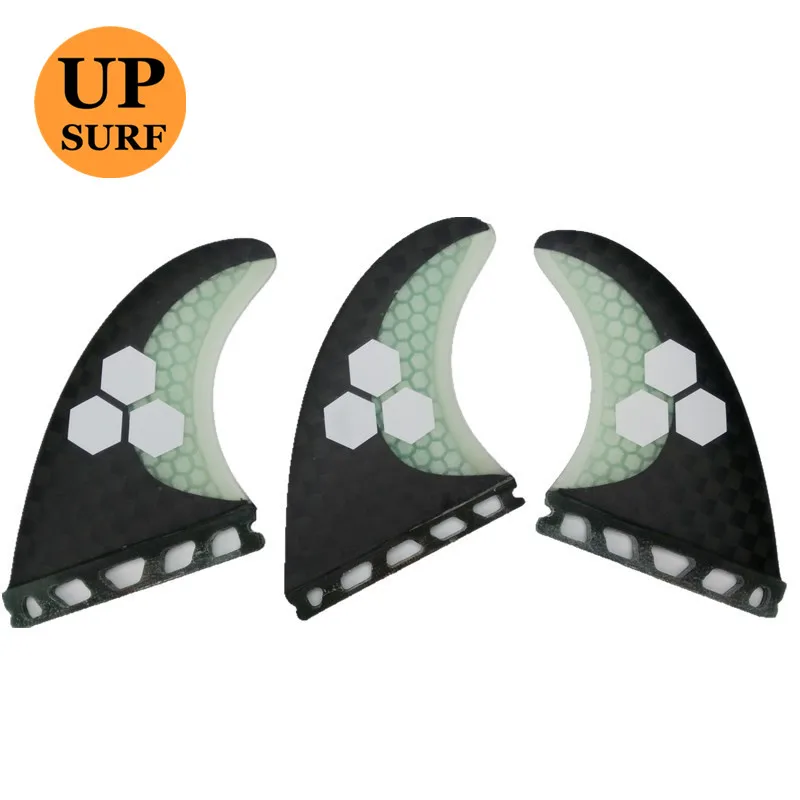 Future G5 Fin Barbatana de Surf Black Carbon Honeycom Surfboard SUP Fins|Серфинг| |