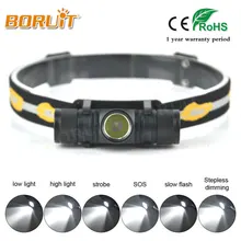 BORUIT Brand 1000LM 3W L2 LED Headlight Mini White Light Head Lamp Flashlight Outdoor Sport Headlamp For Camping Fishing Hunting