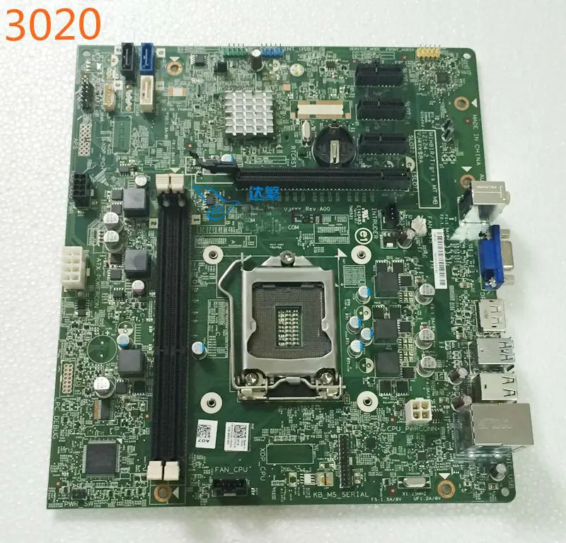 Материнская плата для DELL Optiplex 3020 MT MIH81R/Tigris 12124 2 VJ4YX 100% протестированная полностью