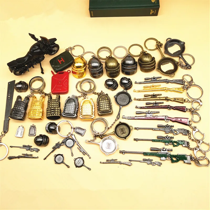 Игра PUBG Arms Prop Key buckle аксессуары для косплея панорама шлем игрушки Модель 98K