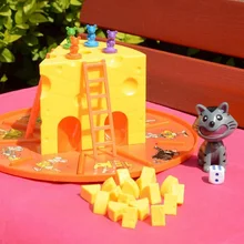 Кот и мышь торт сыр Раннее Образование Развивающие игрушки мальчики и девочки игрушки подарки Родитель-ребенок интерактивные настольные игры