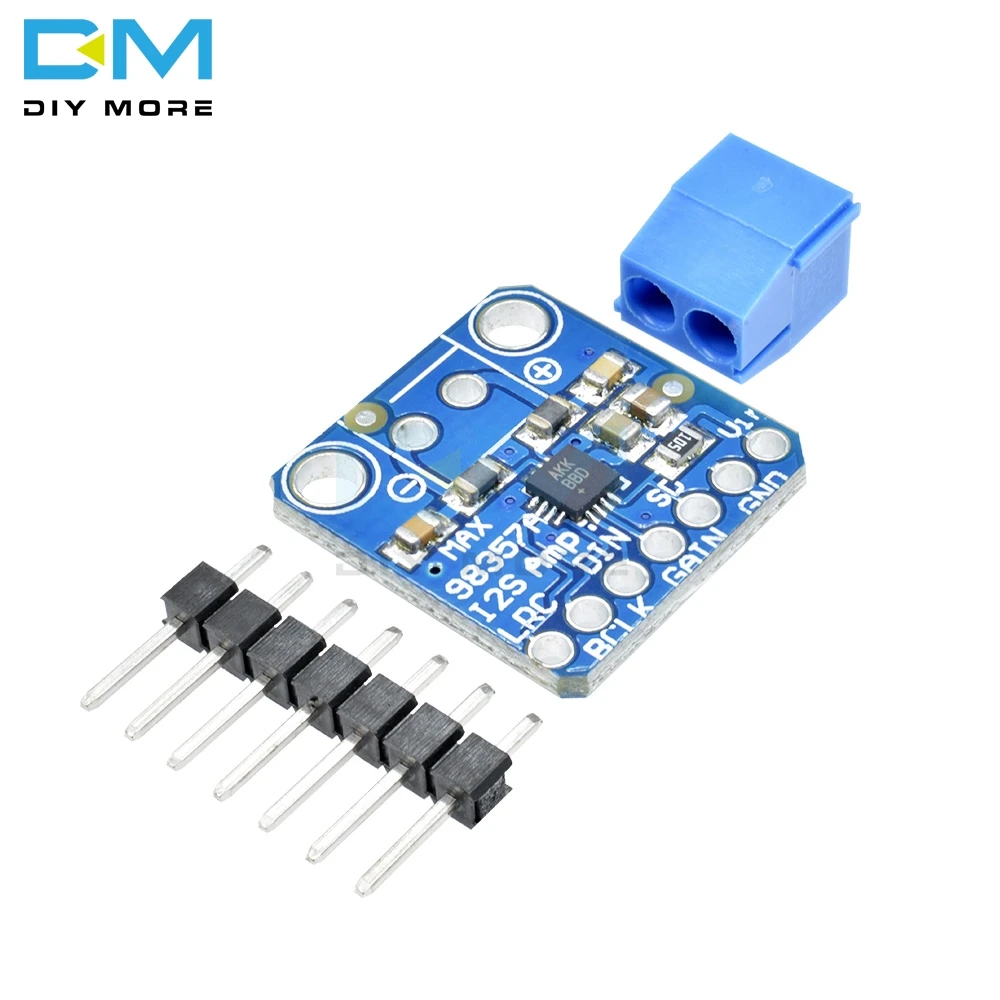 MAX08357 I2S Amp DAC 3W Класс D усилитель Breakout плата для Arduino Zero Raspberry Pi тепловой модуль