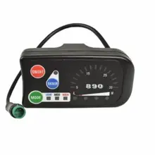 Pantalla de Panel de Control para bicicleta eléctrica, LED KT 890, 24V, 36V o 48V, piezas para bicicleta eléctrica