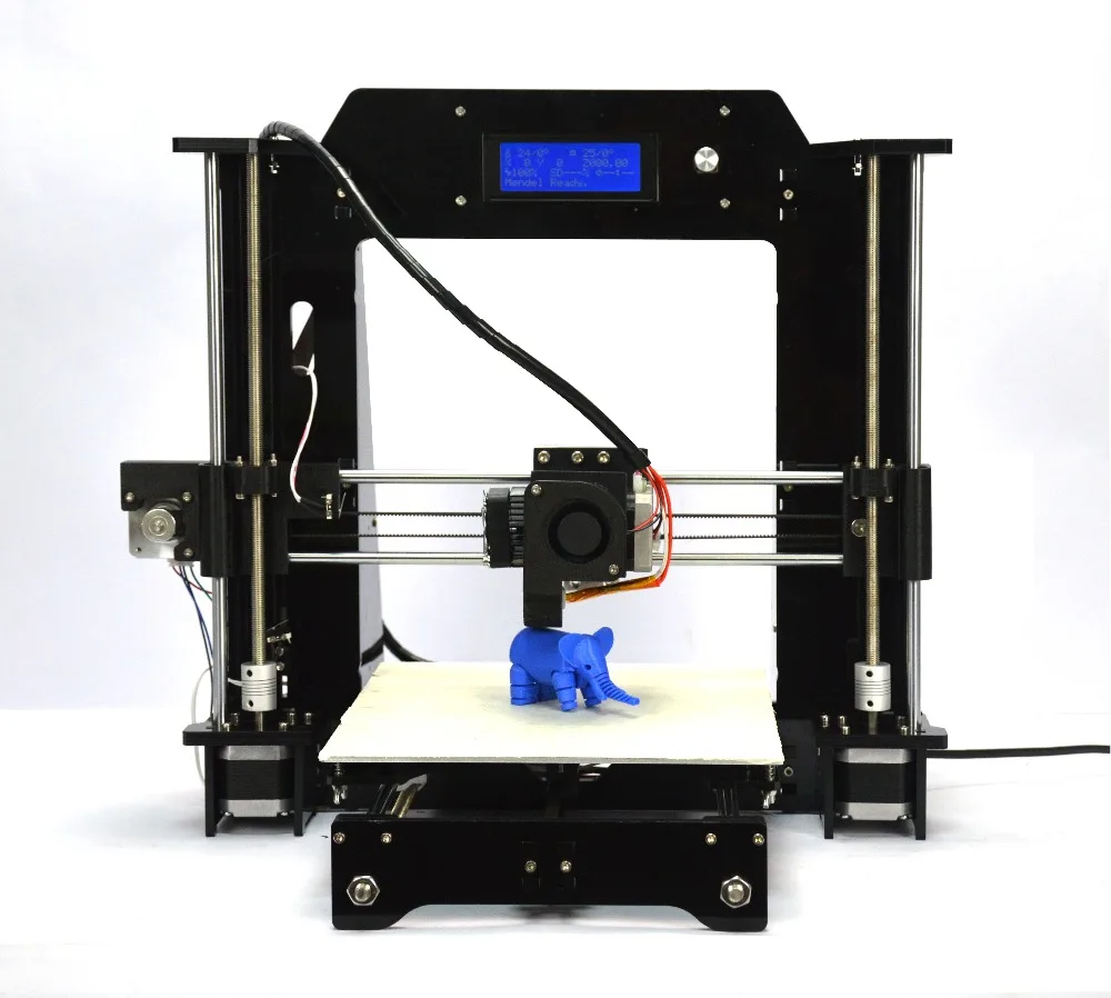 

HICTOP LCD Screen Aurora Impressora Partilhada Model DIY KIT Reprap Prusa I3 High Accuracy 3D printer kit 270*210*200mm
