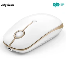 Jelly Comb Cahier Rechargeable Souris Souris Sans Fil Microsoft Smart TV PC Portable Souris Optique Clic Silencieux Portable Souris(China)