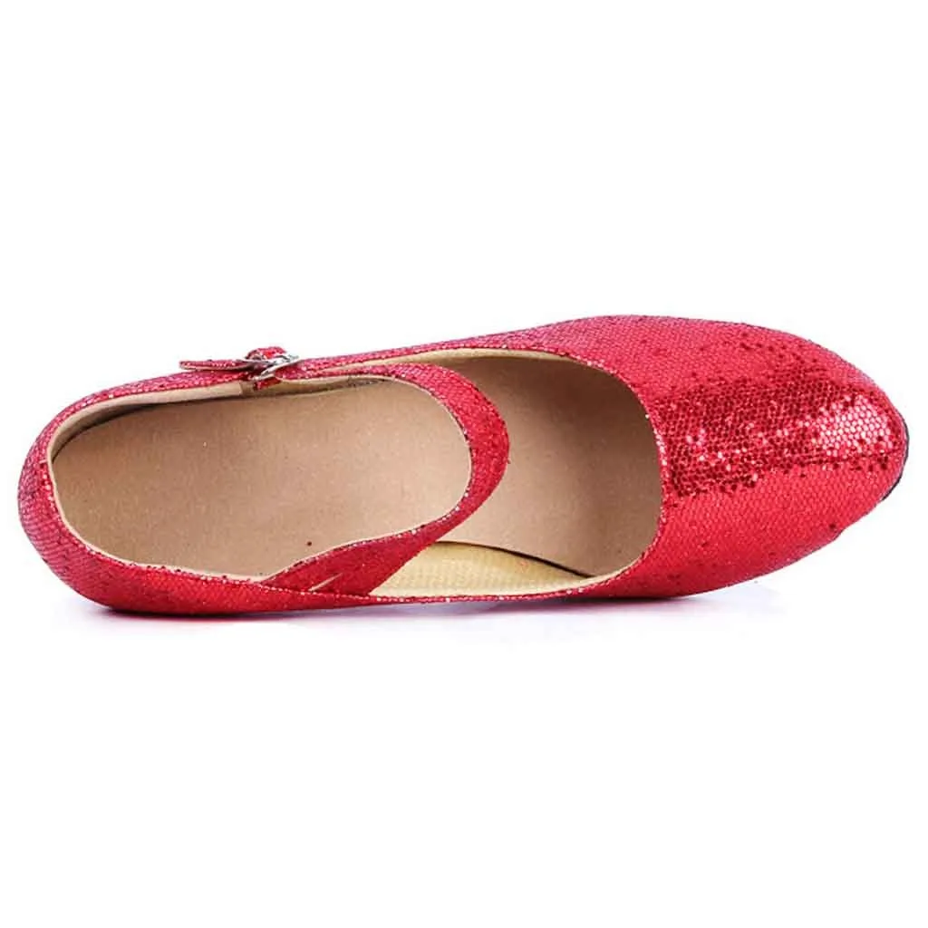 Женские туфли на каблуке; Туфли на квадратном каблуке; цвет красный, серебристый; женские свадебные модельные туфли с блестками; роскошная дизайнерская обувь для женщин;# XTN