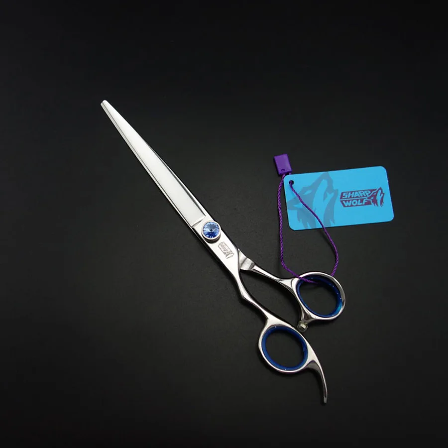 7 inch High quality Left handed Professional Pet Scissors,Straight