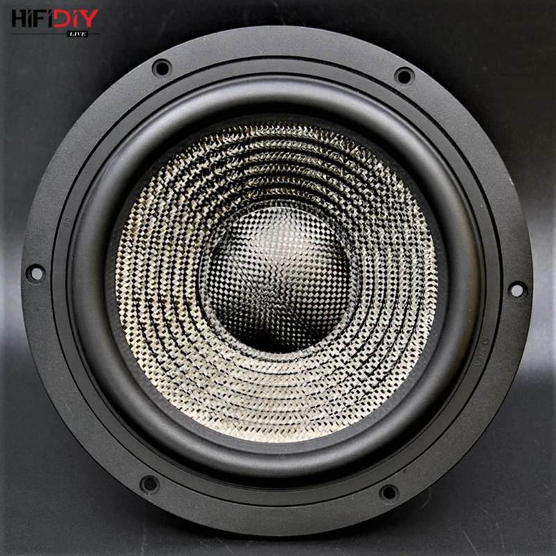 HIFIDIY LIVE HIFI 8 inch 8.8" Midbass Woofer speaker Unit 8OHM 160W Casting Aluminum Fram Carbon fiber Loudspeaker T8-225
HIFIDIY LIVE HIFI 8 inch 8.8" Midbass Woofer speaker Unit 8OHM 160W Casting Aluminum Fram Carbon fiber Loudspeaker T8-225