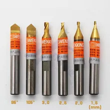 WENXING концевой фреза 1,5 2,0 2,5 3,0 95 и 105 сверло для вертикального ключа резки