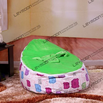

FREE SHIPPING baby bean bag cover with 2pcs green up cover baby bean bag chair baby seat cover kid's lazy chair
