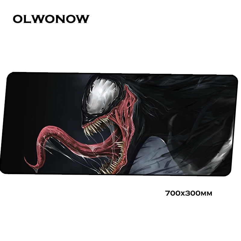 Venom mouse pad HD pattern 70x30cm pad to mouse Popular computer mousepad gaming mousepad gamer to laptop Adorable mouse mat - Цвет: Size 700x300x2mm
