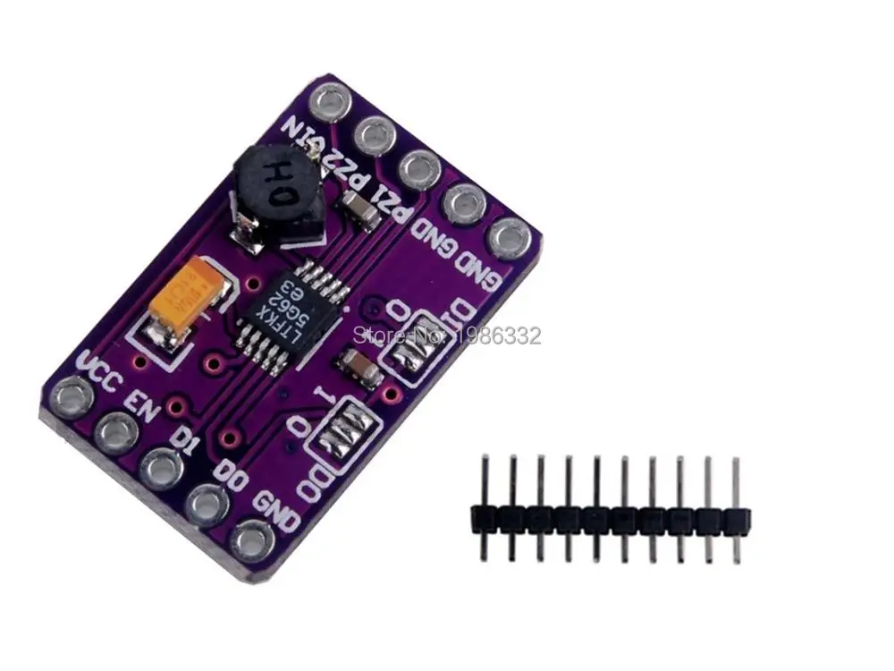 

WS16 LTC3588 Harvesting Piezoelectric Energy Sensor Solar Energy Module Energy Harvester Breakout LTC-3588 for Arduino Connector