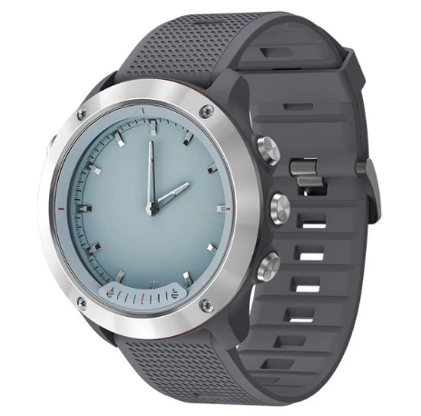 M5 Смарт-часы, водонепроницаемые, прозрачный экран, шаг, пульсометр, гибридные Смарт-часы, android, мужские спортивные фитнес-умные часы - Цвет: silver