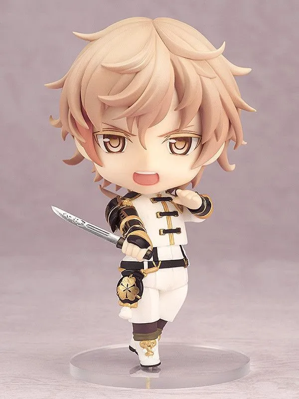 Touken Ranbu онлайн Nendoroid фигурку 651 # monoyoshi sadamune кукла ПВХ Рисунок игрушки аниме 10 см