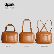 D-парк сумка для ноутбука, рюкзак для ноутбука чехол Водонепроницаемый кожа Бизнес 13 14 дюймов Тетрадь сумки на ремне для MacBook Air13.3/pro14