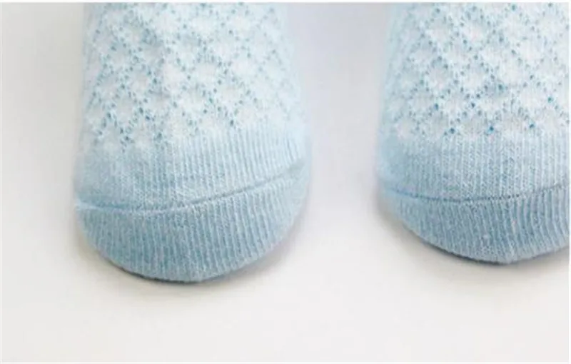 Летние тонкие сетчатые детские носки-башмачки детские носки из чесаного хлопковые носки короткие TWS0366