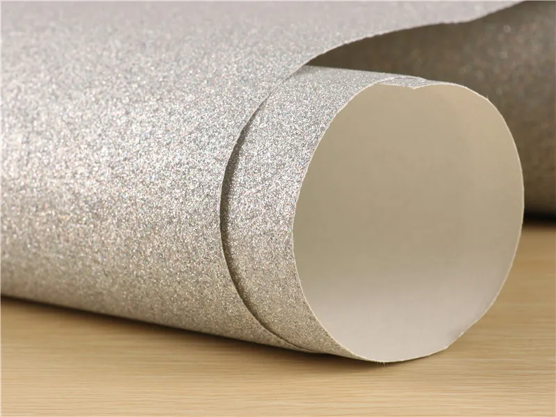 

0.53*10m Glitter Wallpaper Surface Does Not Drop Powder 1/128 Flash Powder Rough 3D Effect