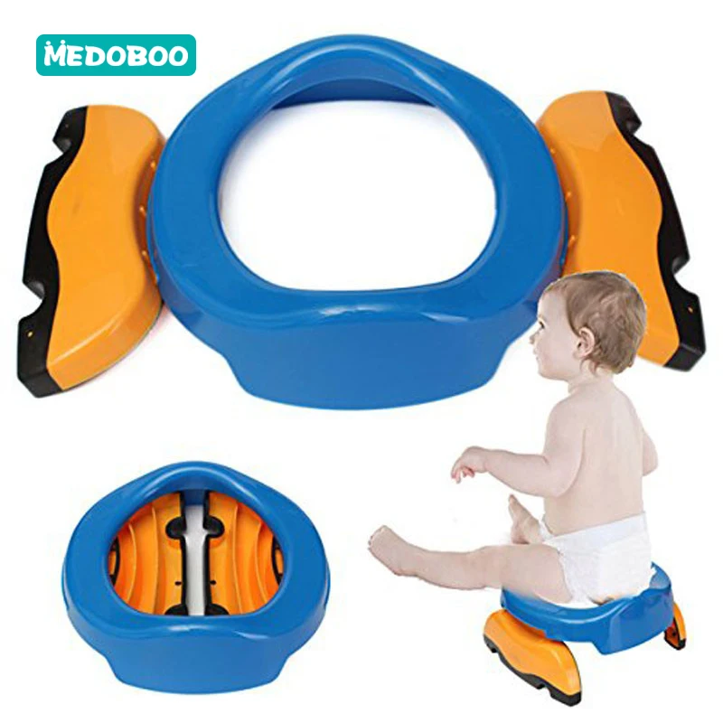 

Medoboo Portable Baby Potty Toilet Toddler Training Seat Folding Kids Travel Car Potty Toilet Chair for Girls Boys Urinal Pot 20