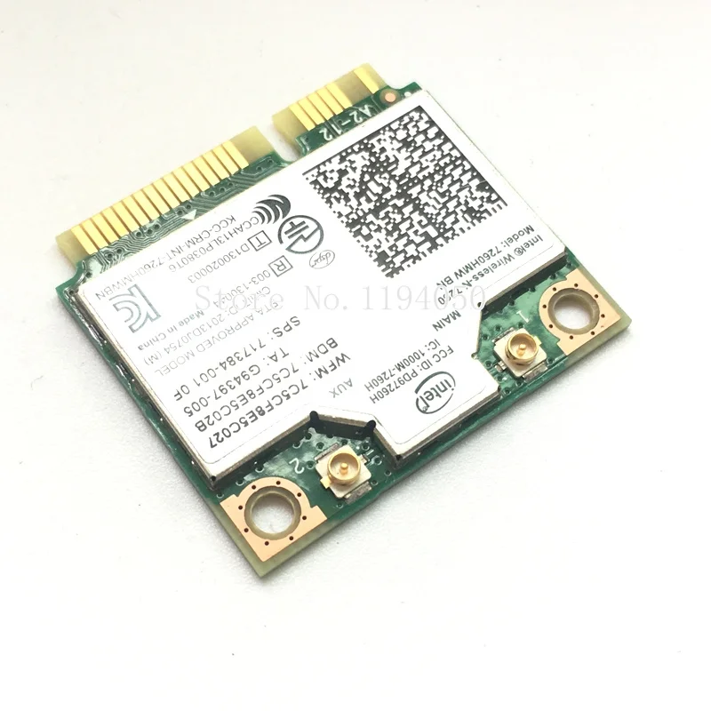 Intel 7260.HMWWB - Scheda Di Rete Wi-Fi Per Computer
