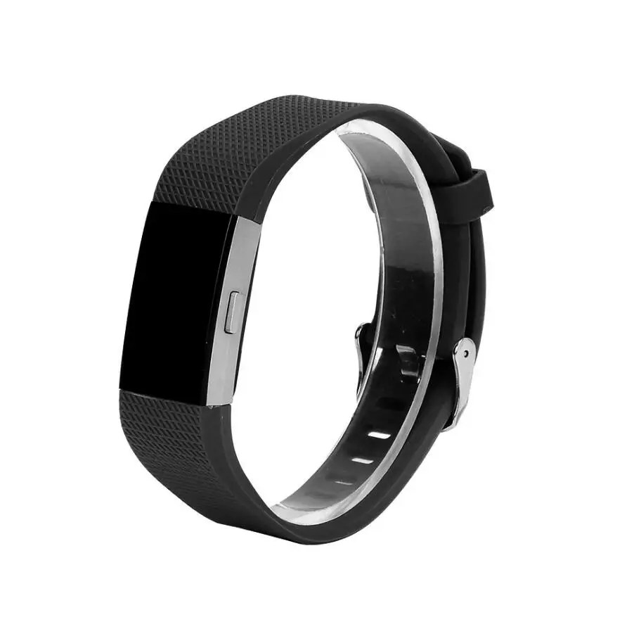 KINGBEIKE 10 Colors Sport Silicone Watchband For Fitbit Charge 2 Fitbit Bracelet Band Smart Wristbands Watches Accessories Strap