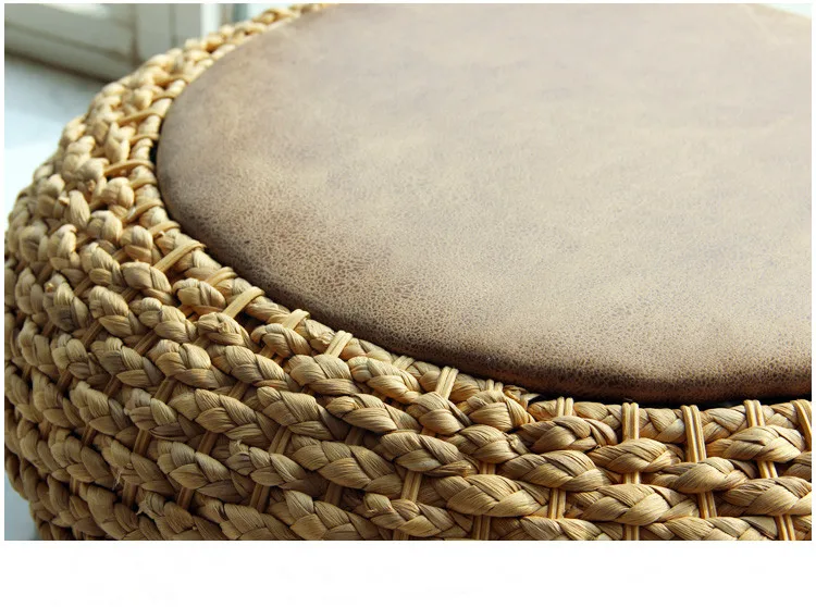 Горячие натуральные соломенные круглые татами ручной работы Подушка медитация утолщение сиденье коврик