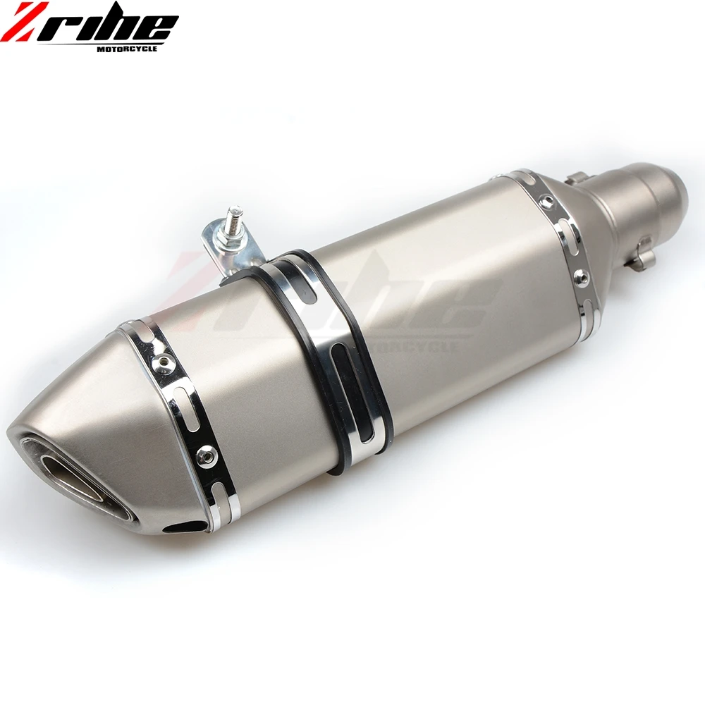 Универсальный глушитель для мотоцикла 51 мм на входе для honda vfr 1200/f xl1000 varadero CB599/CB600 HORNET CB