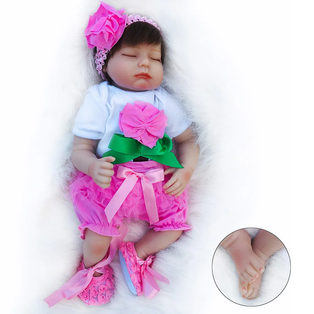 Последние куклы Reborn Baby реалистичные силиконовые 2" Миниатюрные милые новорожденные младенцы кукла девочка Спящая игра компаньон bebe кукла игрушка