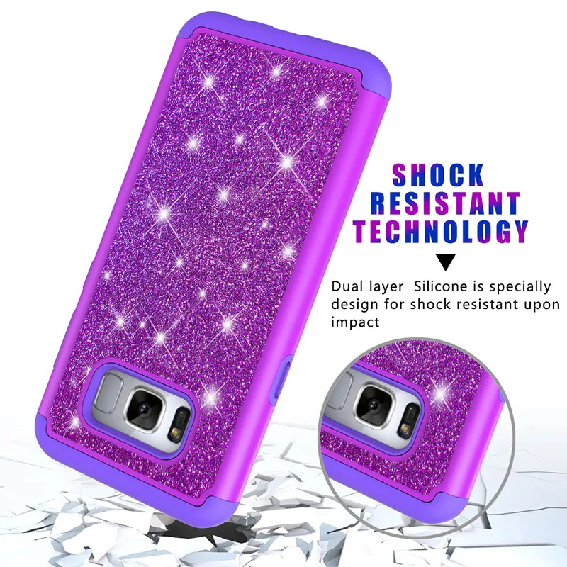 Для samsung Galaxy S8 плюс Чехол Plus S 8 плюс G955F SM-G955FD G955FD SM-G955F G9550 G955A G955N G955U1 G955W 2 в 1 с блестками в виде ракушки