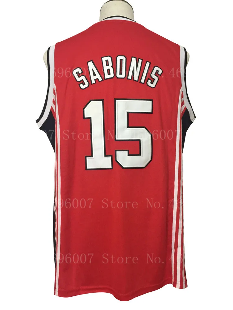 رخيصة 1988 الاتحاد السوفياتي أسطورة Arvydas Sabonis 15 CCCP كرة السلة جيرسي غرزة الأحمر جديد قمصان رجالي رخيصة 1988 الاتحاد السوفياتي أسطورة Arvydas Sabonis 15 CCCP كرة السلة جيرسي غرزة الأحمر جديد قمصان رجالي