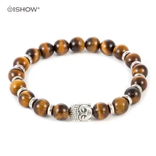 Natural Stone Buddha Bracelets Anchor bracelet men Beads Bracelets For Women Men leopard Silver gold Jewelry