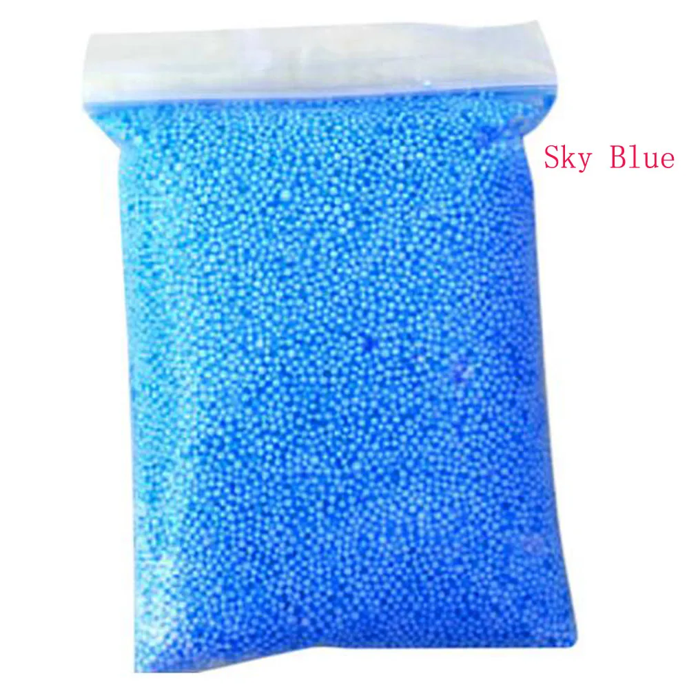 sky blue Новая Снежная грязь пушистый Floam слизь шпатлевка ароматизированный снятие стресса дети снежинки пластелин No Borax детские игрушки подарок - Цвет: sky blue