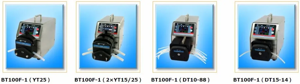 Bt100f-1 2xyz15 ss корпус Промышленные Спецодежда медицинская лаборатории дозирования заполнения перистальтического насоса 0.006-420 мл/мин