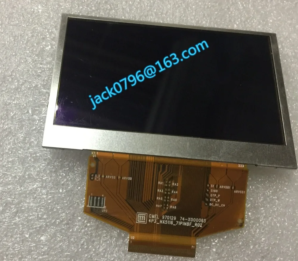 3,4 дюймов используется OLED ЖК-дисплей Экран Дисплей CMEL 970129 74-X000065 4P3_HX5116_71PINBF_R02 P0340WQLC-T