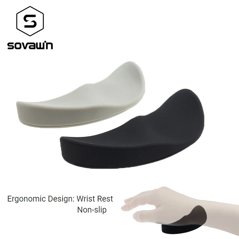 SOVAWIN коврик для мыши Коврик для запястья коврик для мыши силиконовый геймер Коврик для ноутбука коврик для Мыши Эргономичный нескользящий для вертикальной мыши для правой руки