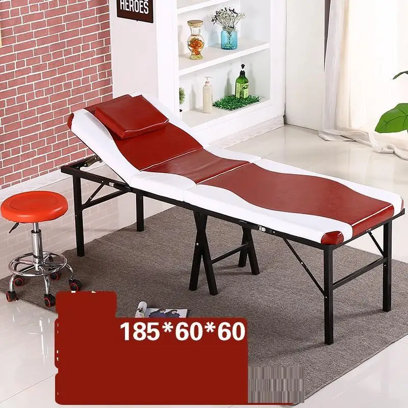 Cadeira De Massagem Cama beauty Mueble Tattoo Lettino Massaggio салонное кресло Camilla masaje складывающаяся Массажная кровать - Цвет: MODEL J