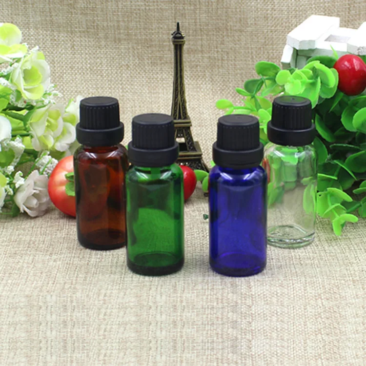 30pcs/lot 20ml New Transparent Glass Essential Oils Aromatherapy