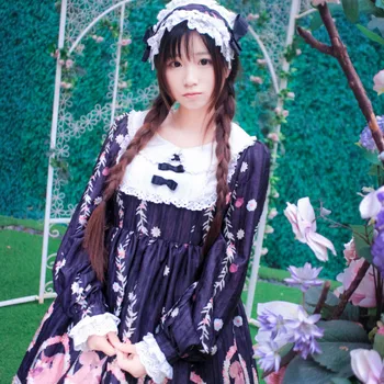 

Free Rushed Limited Shipping 2019 / Summer New/lolita Pine Forest Material Printed High-waist Op Dresses For Spot Sale