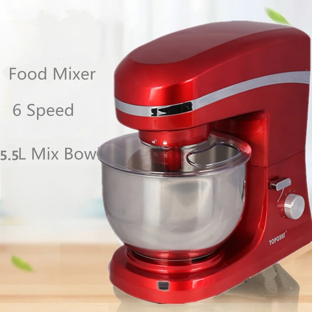 Electric Mixer Food Processor Dough Kneading Machine 5L 1000W Eggs Cake